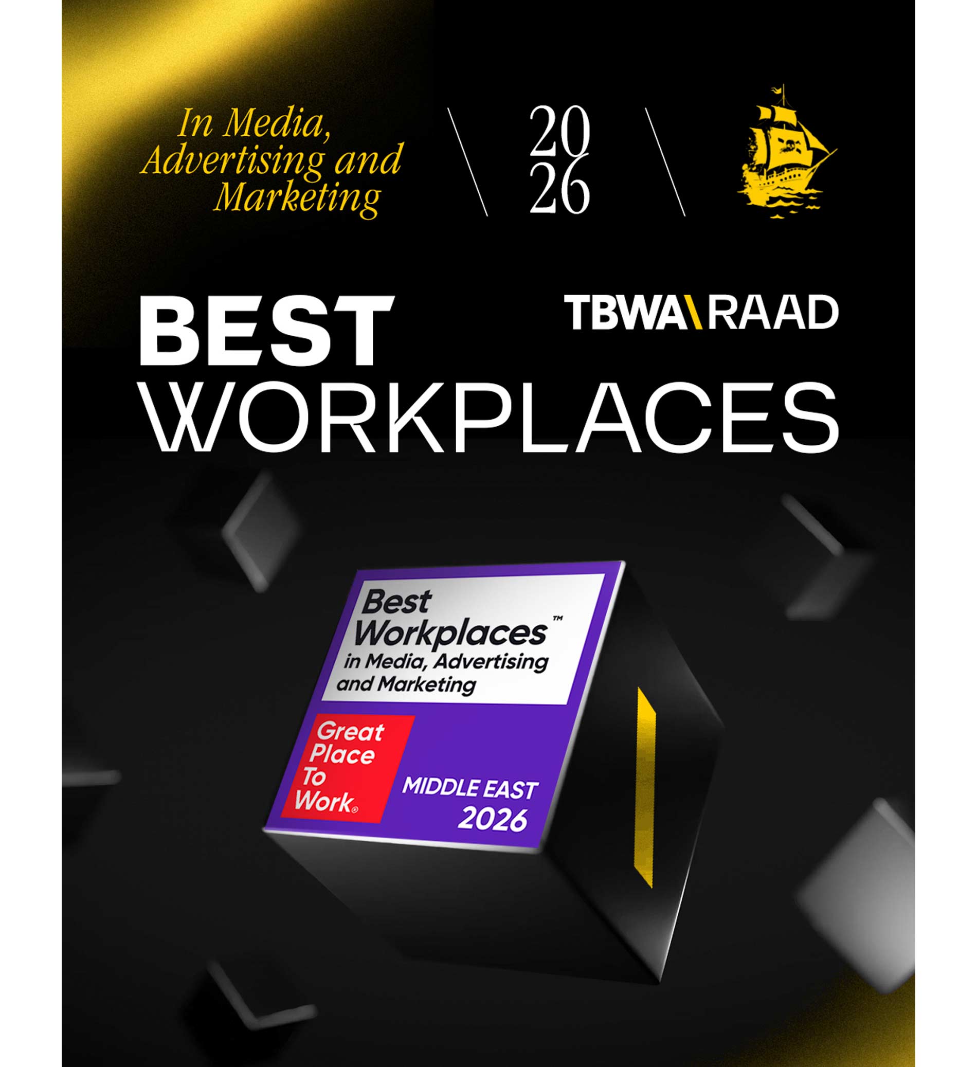 TBWA\RAAD ranks among the Best Workplaces in Media, Advertising & Marketing™ Image
