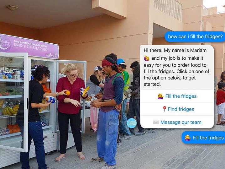 Donating Food to Ramadan Sharing Fridges Made Easier with New Facebook Messenger Bot Image