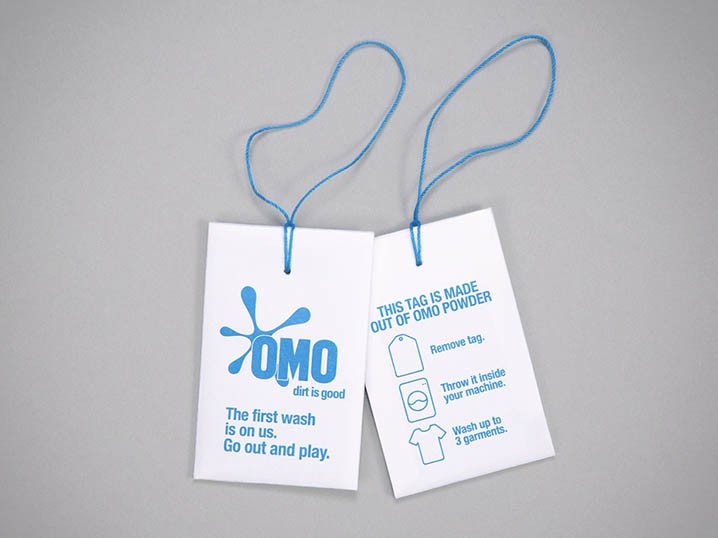 OMO’s revolutionary in-store sampling approach: the OMO Tag Image